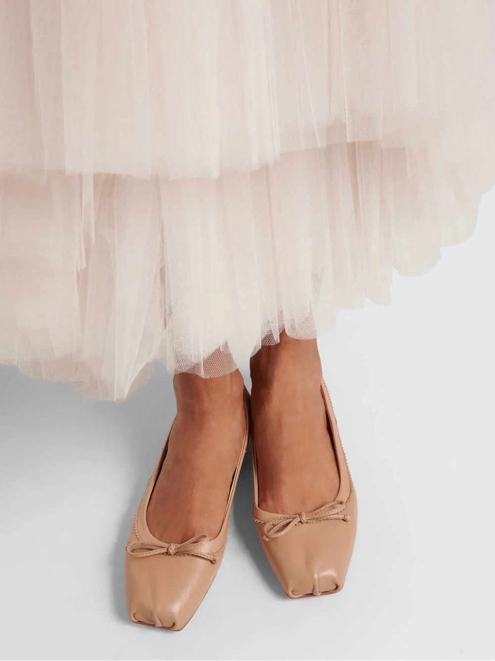 Christian Louboutin Mamadrague leather ballet flats - Picture 4 of 7